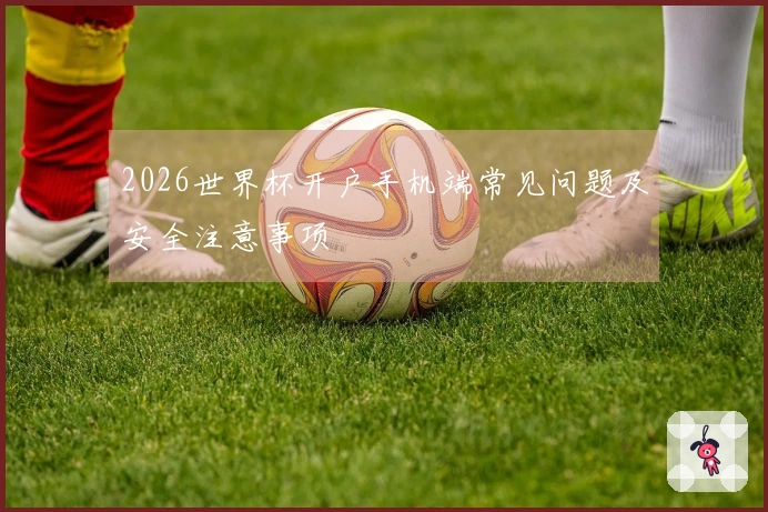 2026世界杯开户手机端常见问题及安全注意事项